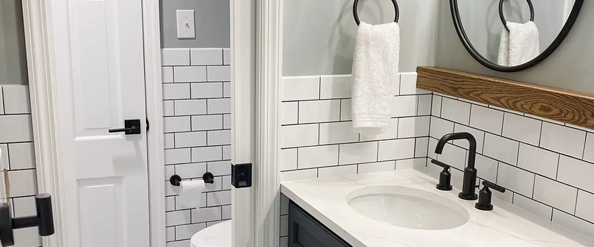 metro tile backsplash