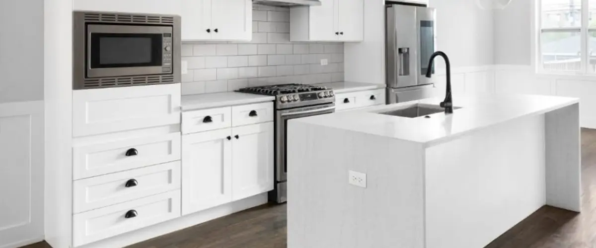 granite waterfall countertop