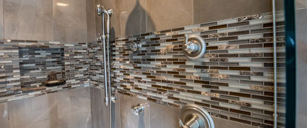 patterned shower tiles