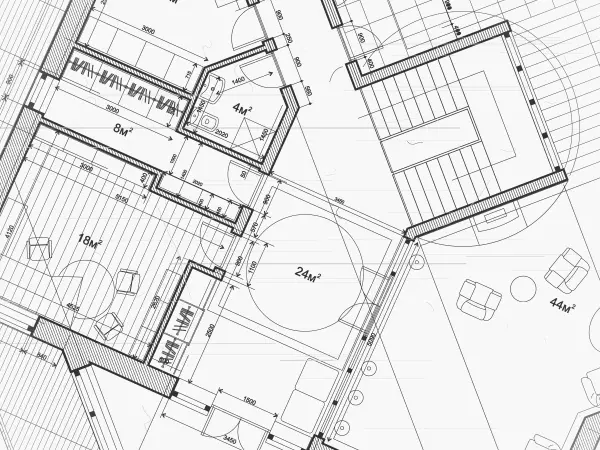 Blueprints of a home